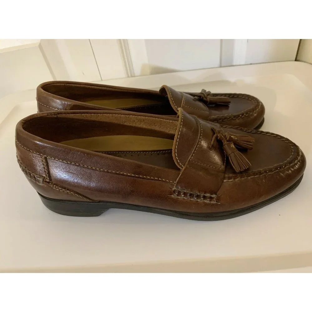 Johnston & Murphy Passport Tasselled Slip On‎ Loafers Shoes Men's 9 M